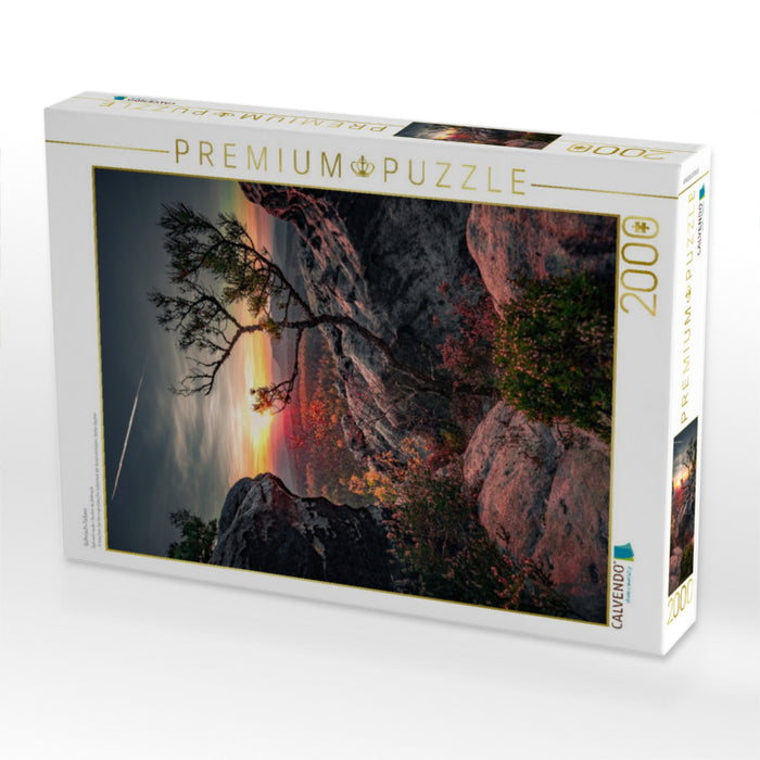 Gohrisch-Felsen - CALVENDO Foto-Puzzle'