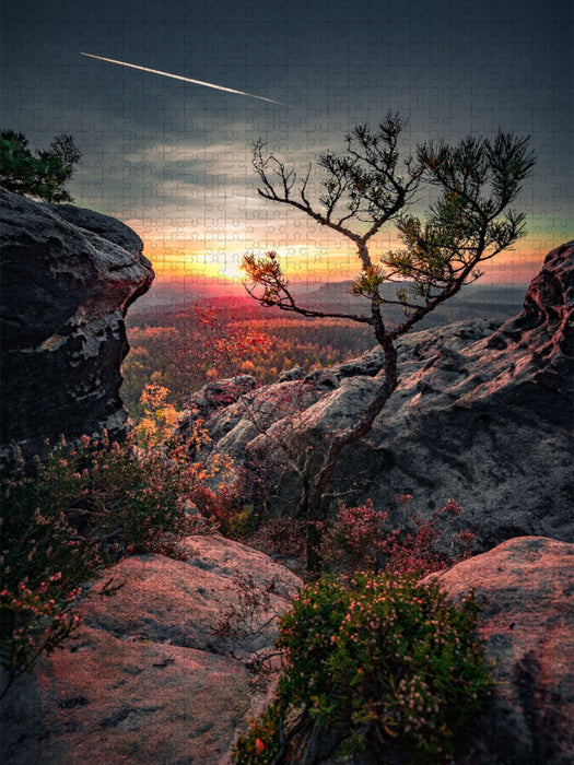 Gohrisch-Felsen - CALVENDO Foto-Puzzle'