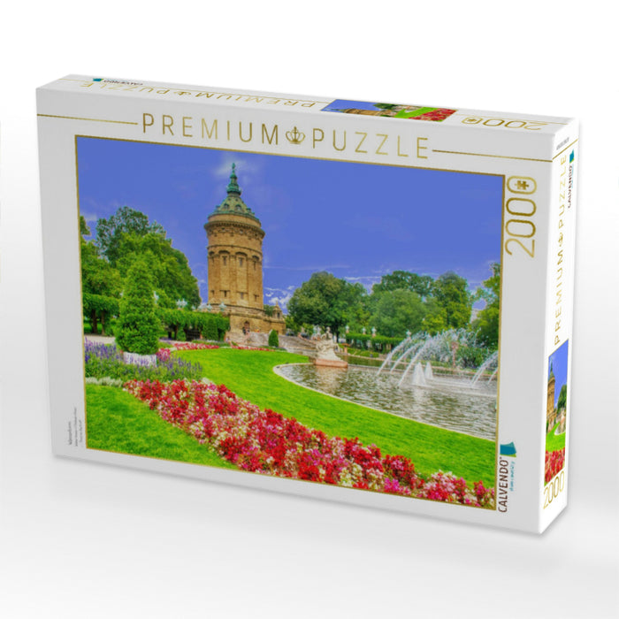 Wasserturm - CALVENDO Foto-Puzzle'