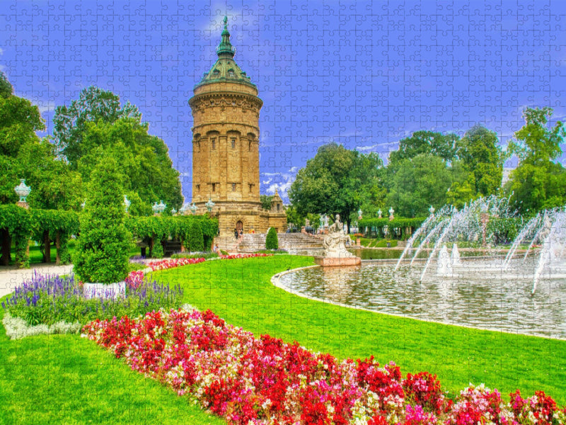 Wasserturm - CALVENDO Foto-Puzzle'