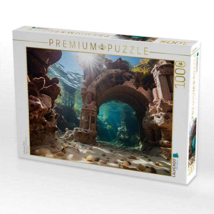 Unterwasser Ruine - CALVENDO Foto-Puzzle'