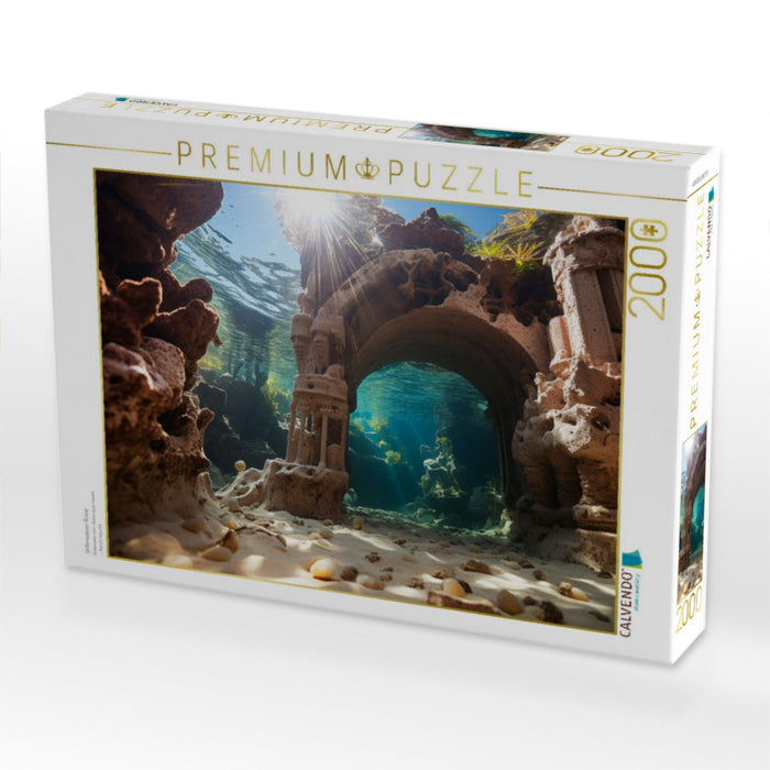Unterwasser Ruine - CALVENDO Foto-Puzzle'
