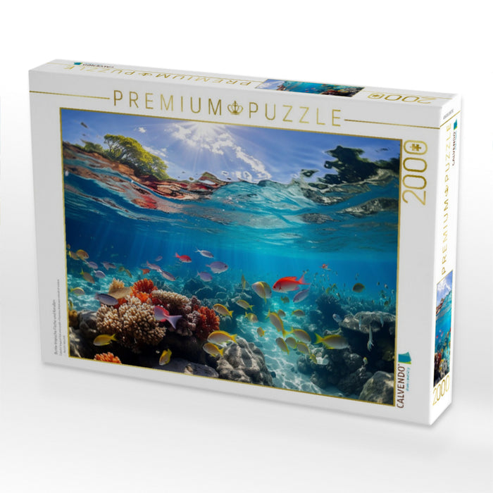 Bunte tropische Fische und Korallen - CALVENDO Foto-Puzzle'