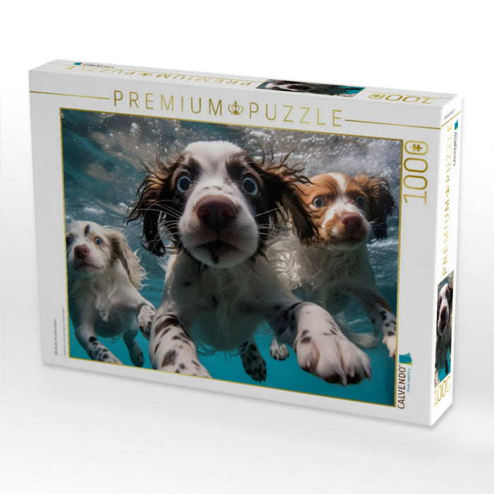 Niedliche Hundewelpen - CALVENDO Foto-Puzzle'