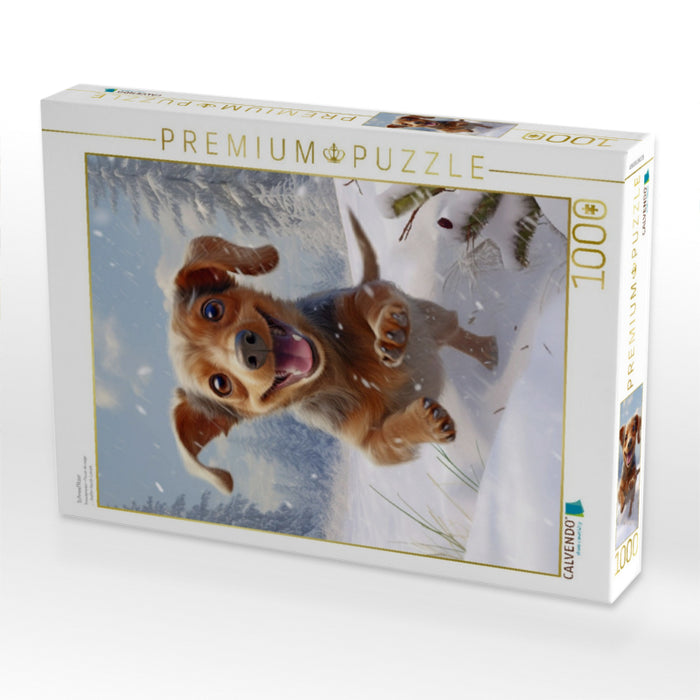 Schneeflitzer - CALVENDO Foto-Puzzle'