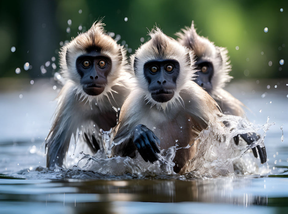 Die drei Affen - CALVENDO Foto-Puzzle'