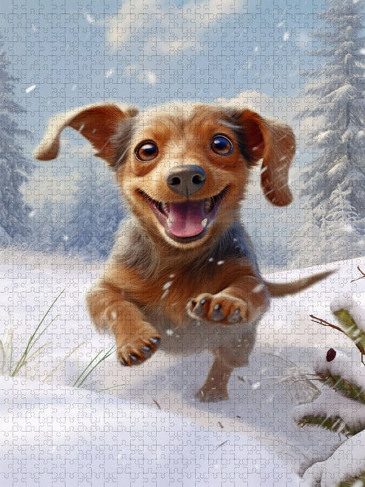 Schneeflitzer - CALVENDO Foto-Puzzle'
