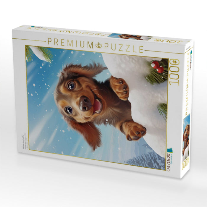 Weihnachtsschnüffler - CALVENDO Foto-Puzzle'