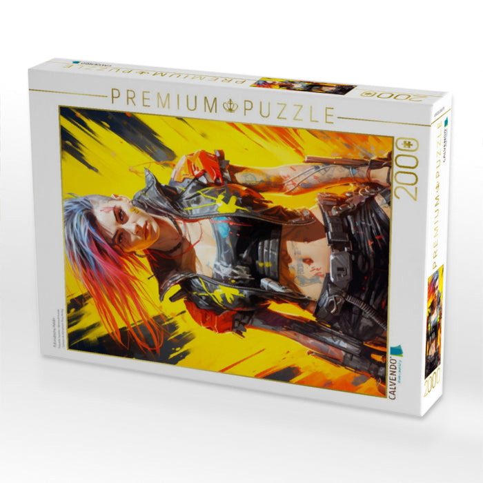 Futuristische Heldin - CALVENDO Foto-Puzzle'