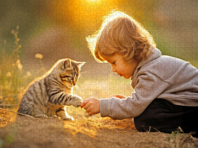 Emotionale Freundschaft - CALVENDO Foto-Puzzle'
