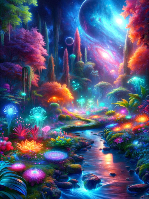Cosmic Garden - Astronomie Bild - CALVENDO Foto-Puzzle'