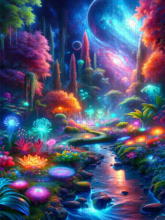 Cosmic Garden - Astronomie Bild - CALVENDO Foto-Puzzle'