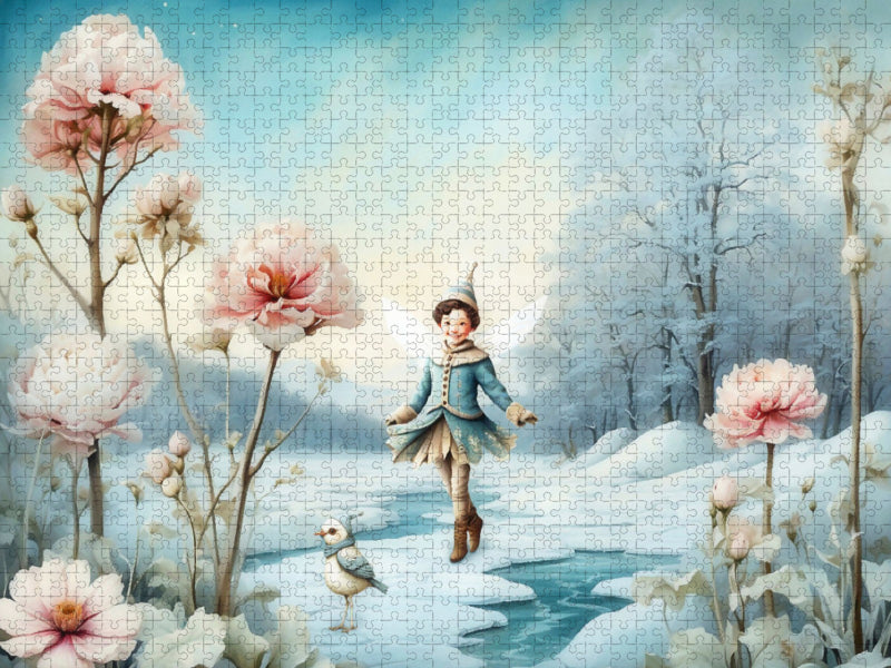 Die ersten Blüten - CALVENDO Foto-Puzzle'