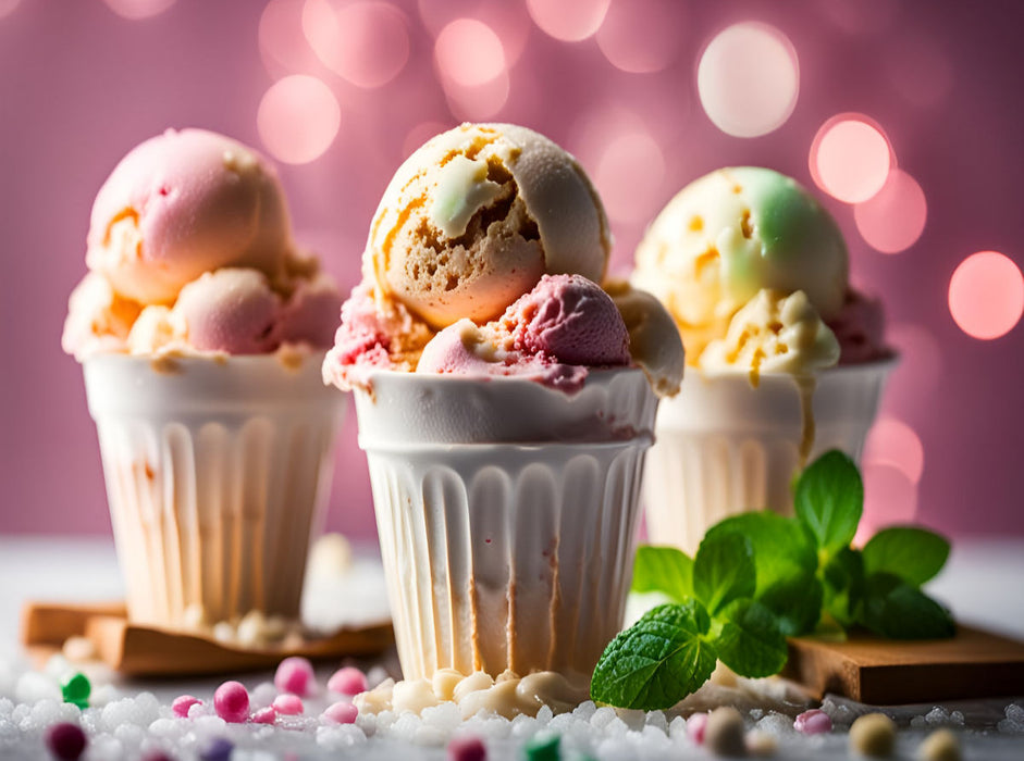 Sommersonnentraum Eisbecher - CALVENDO Foto-Puzzle'