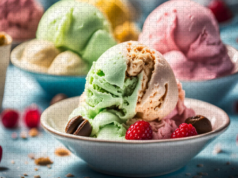 Eiscreme - Sündhaft lecker - CALVENDO Foto-Puzzle'