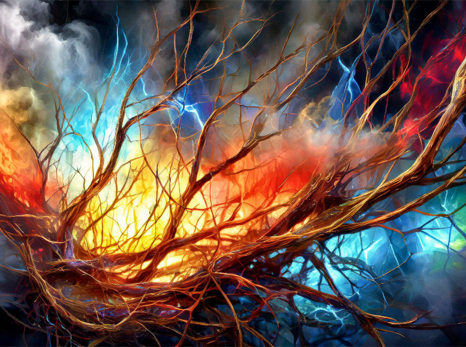 Flammende Transformation - CALVENDO Foto-Puzzle'
