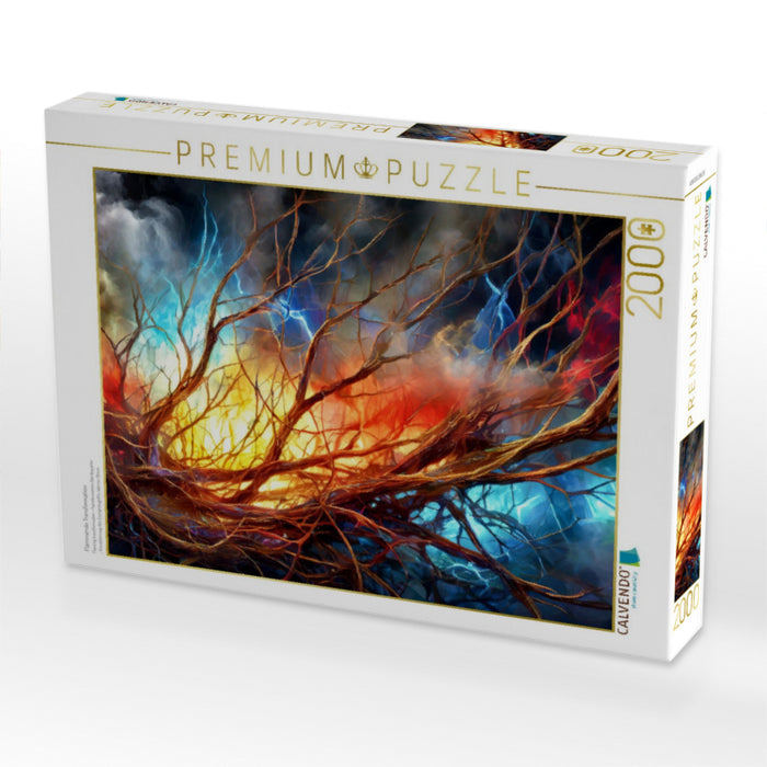 Flammende Transformation - CALVENDO Foto-Puzzle'
