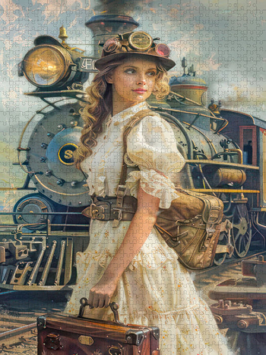 Steampunk-Damen auf Tournee - CALVENDO Foto-Puzzle'