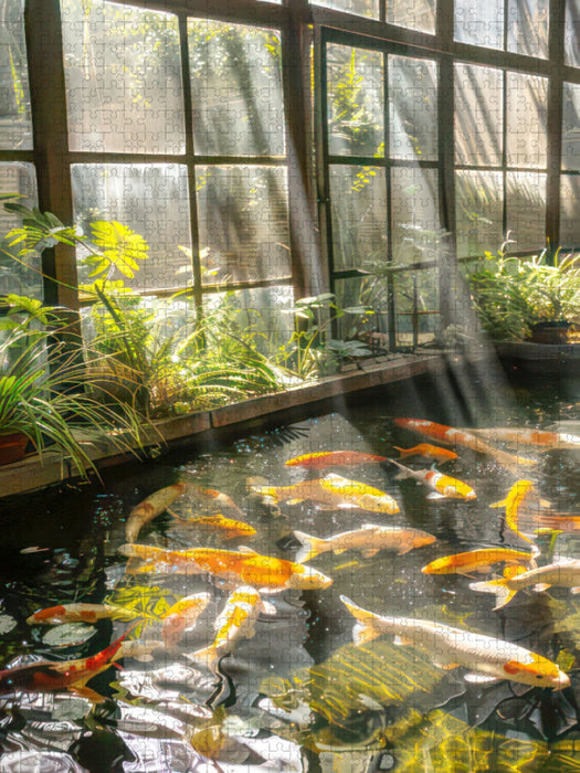 Koi - CALVENDO Foto-Puzzle'