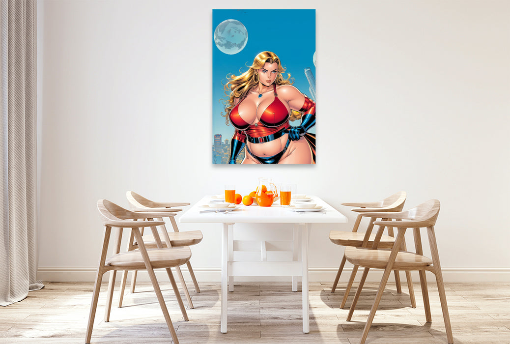 Premium Textil-Leinwand Ein Motiv aus dem Kalender Super Sexy Superfrauen