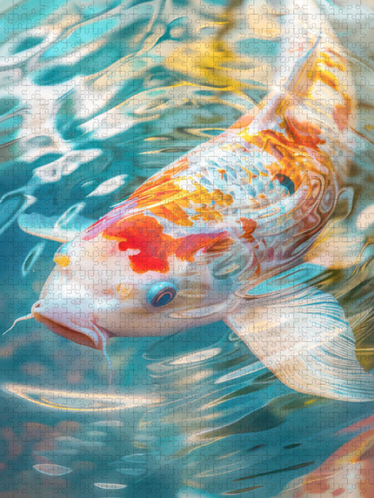 Koi - CALVENDO Foto-Puzzle'