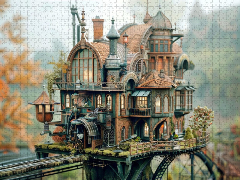 Ein Motiv aus dem Kalender "Miniaturwelt Faszinierend winzige Häuser im Steampunk-Stil" - CALVENDO Foto-Puzzle'