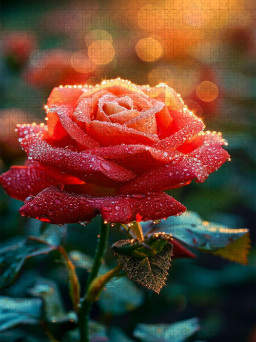 Die Königin der Blumen - CALVENDO Foto-Puzzle'