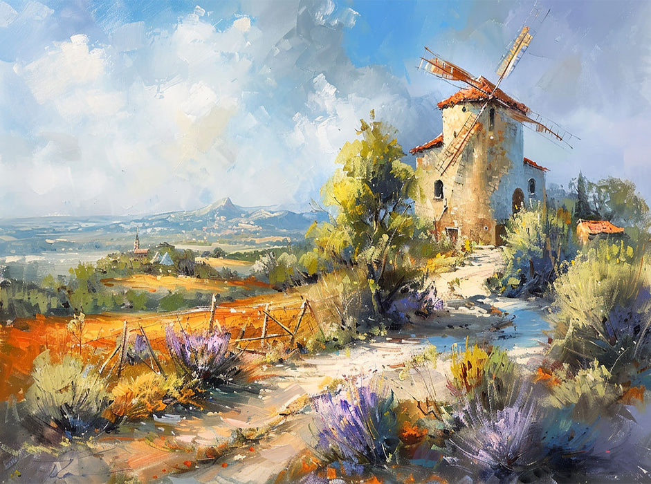 Die Windmühle - CALVENDO Foto-Puzzle'
