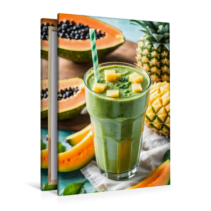 Premium Textil-Leinwand METABOLISM SMOOTHIE