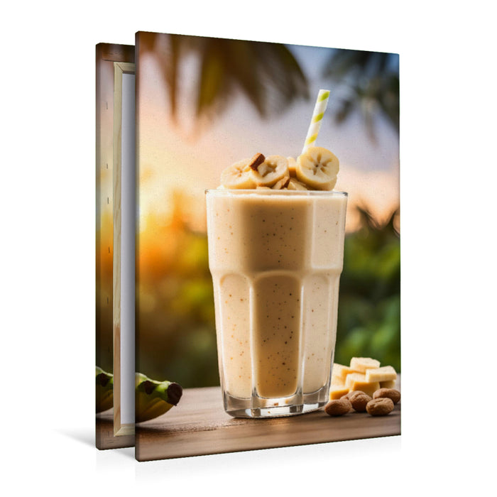 Premium Textil-Leinwand GOOD MORNING SMOOTHIE