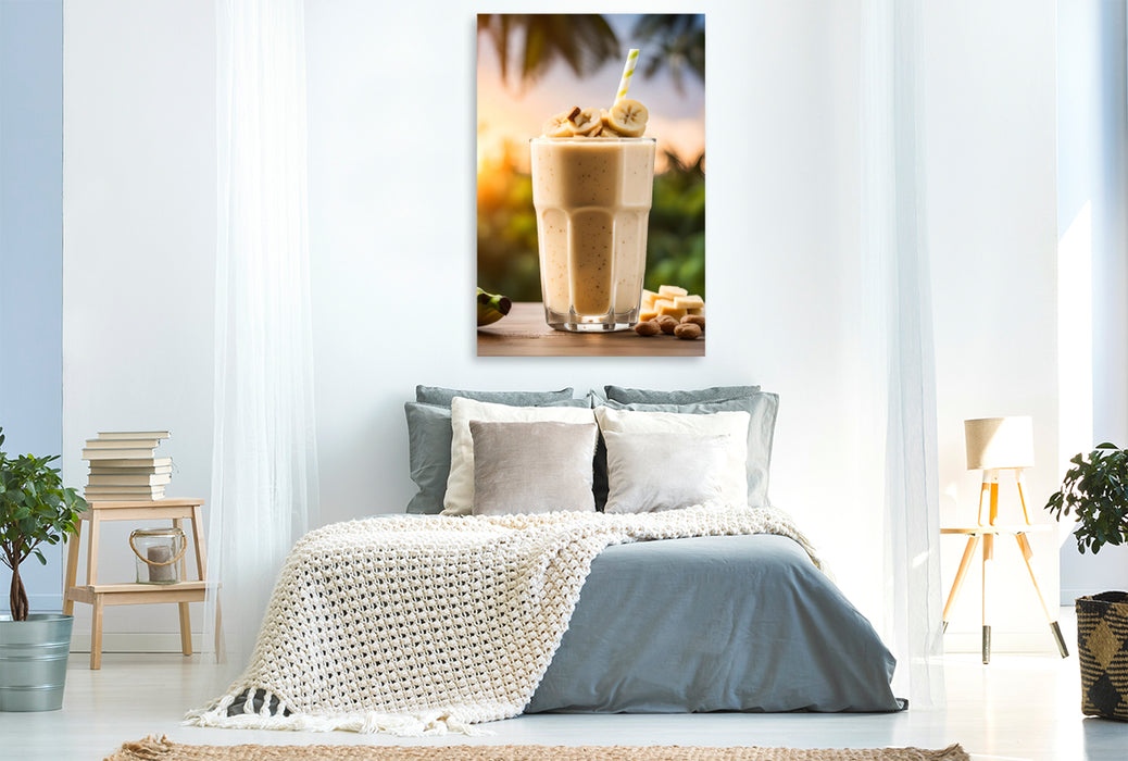 Premium Textil-Leinwand GOOD MORNING SMOOTHIE