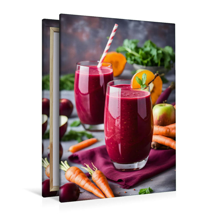 Premium Textil-Leinwand DETOX SMOOTHIE