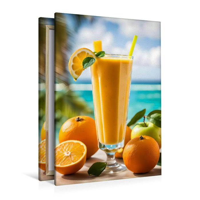 Premium Textil-Leinwand SUMMERTIME SMOOTHIE