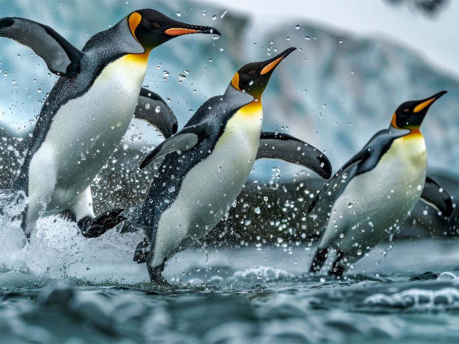 Pinguin Ballett - CALVENDO Foto-Puzzle'