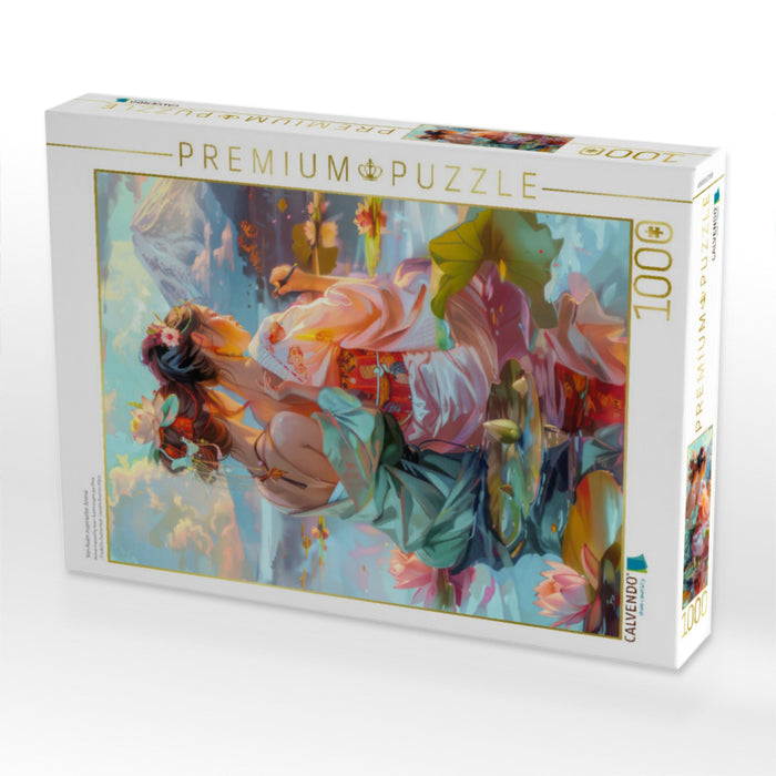 Von Asien inspirierter Animé - CALVENDO Foto-Puzzle'