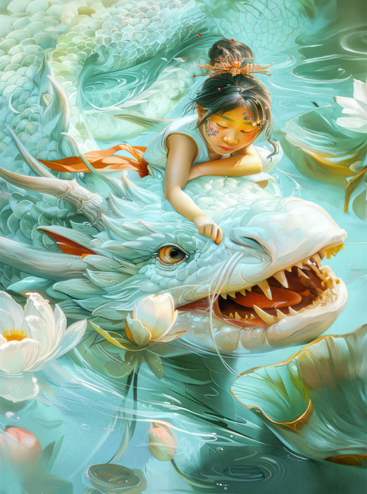 Asiatisch inspirierte Animation - CALVENDO Foto-Puzzle'