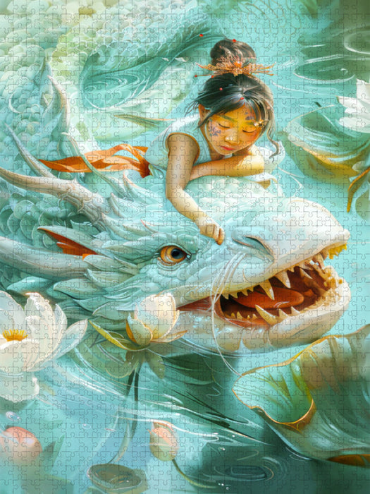 Asiatisch inspirierte Animation - CALVENDO Foto-Puzzle'