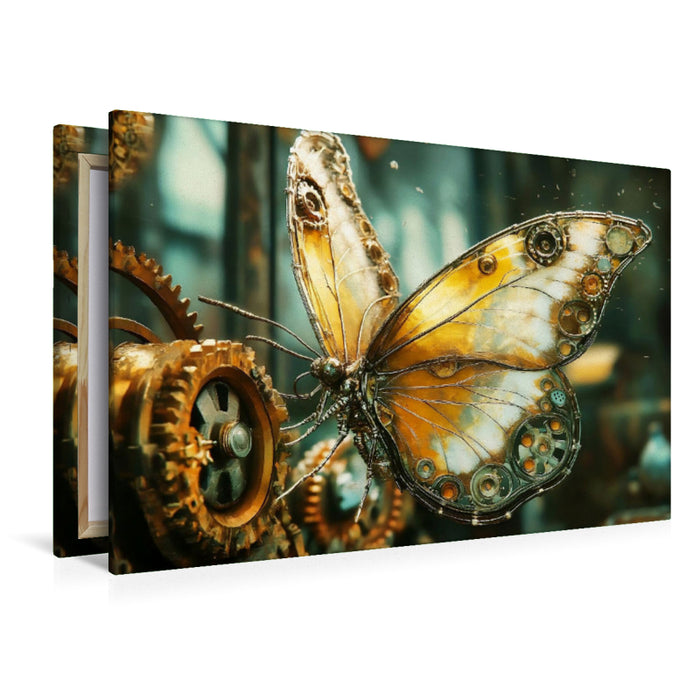 Premium Textil-Leinwand Ein Motiv aus dem Kalender "Die fantastische Welt der Steampunk-Insekten"