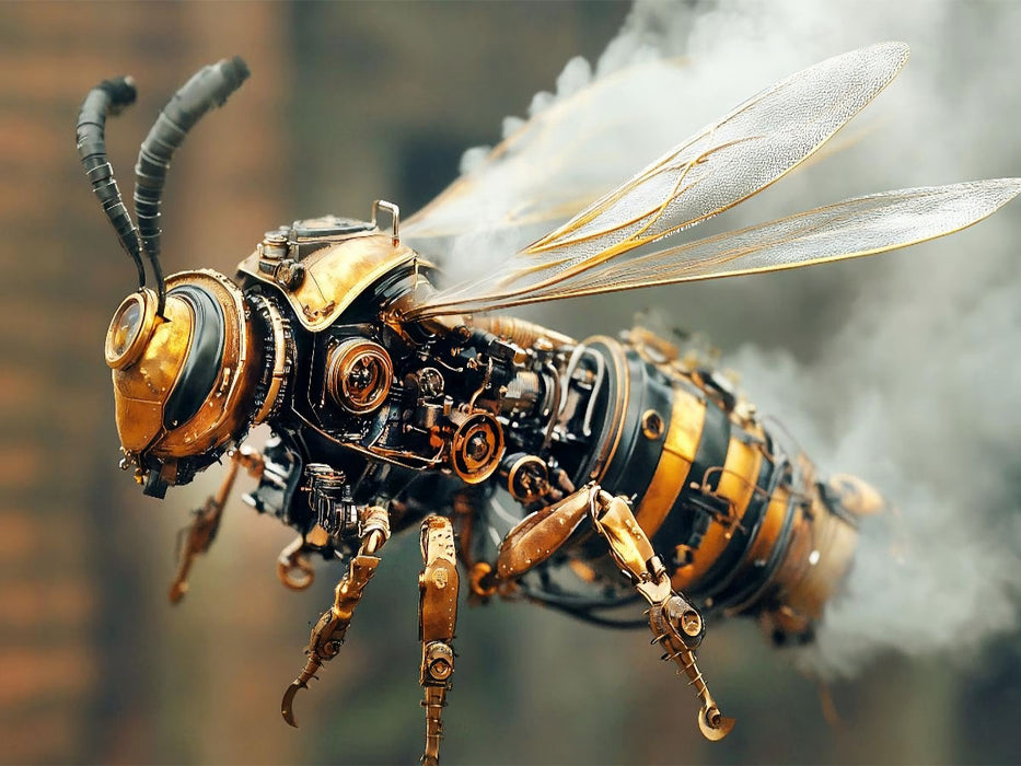 Ein Motiv aus dem Kalender "Die fantastische Welt der Steampunk-Insekten" - CALVENDO Foto-Puzzle'