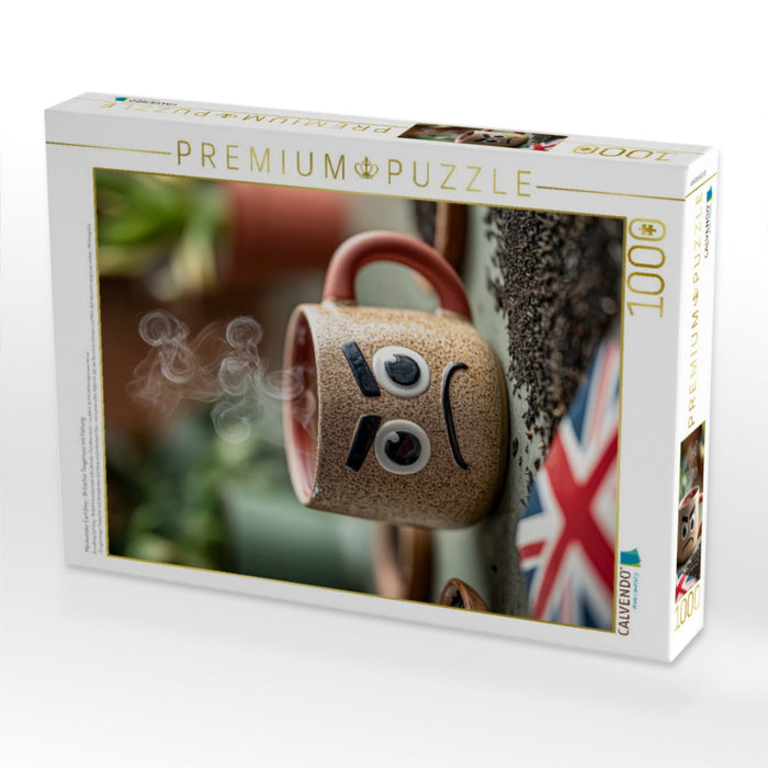 Meckernder Earl Grey - Britischer Teegenuss mit Haltung - CALVENDO Foto-Puzzle'