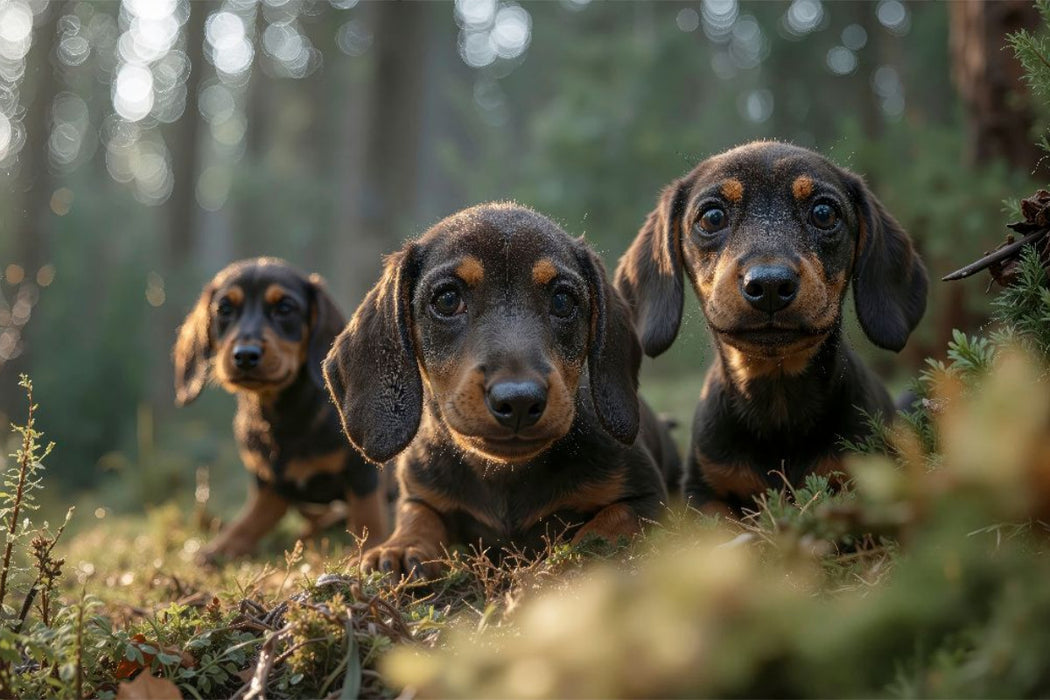 Premium Textil-Leinwand Ist das vielleicht ein Dachsbau