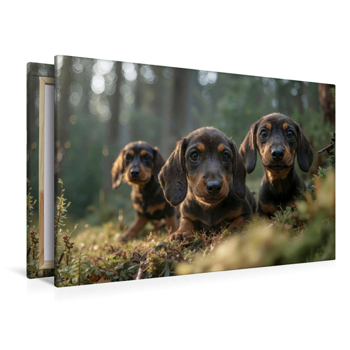 Premium Textil-Leinwand Ist das vielleicht ein Dachsbau