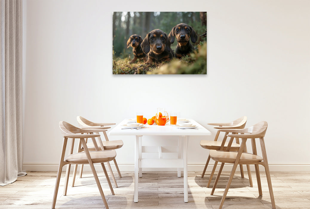 Premium Textil-Leinwand Ist das vielleicht ein Dachsbau