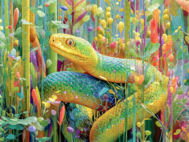 Tierische Kreaturen des Dschungels - CALVENDO Foto-Puzzle'