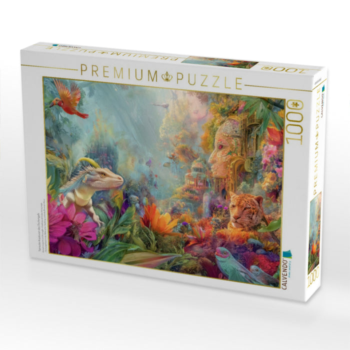 Tierische Kreaturen des Dschungels - CALVENDO Foto-Puzzle'