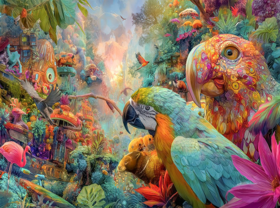 Tierische Kreaturen des Dschungels - CALVENDO Foto-Puzzle'
