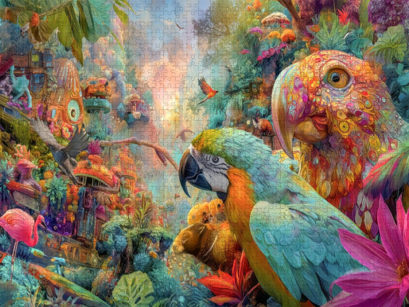 Tierische Kreaturen des Dschungels - CALVENDO Foto-Puzzle'