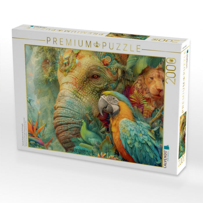 Tierische Kreaturen des Dschungels - CALVENDO Foto-Puzzle'