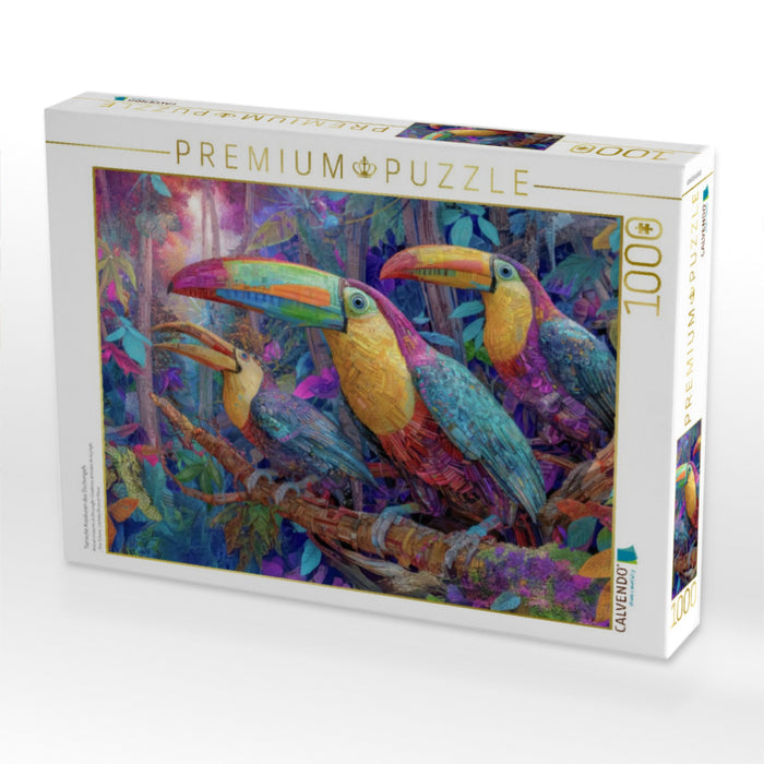 Tierische Kreaturen des Dschungels - CALVENDO Foto-Puzzle'
