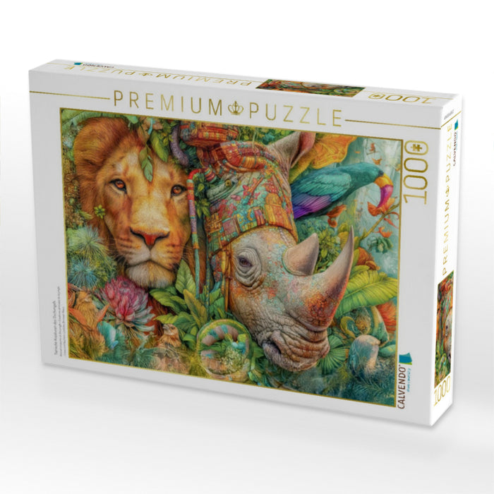 Tierische Kreaturen des Dschungels - CALVENDO Foto-Puzzle'